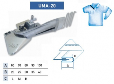 Приспособление UMA-20 80-30 мм