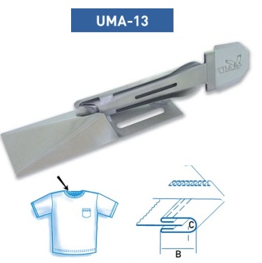 Приспособление UMA-13 55-17 мм H
